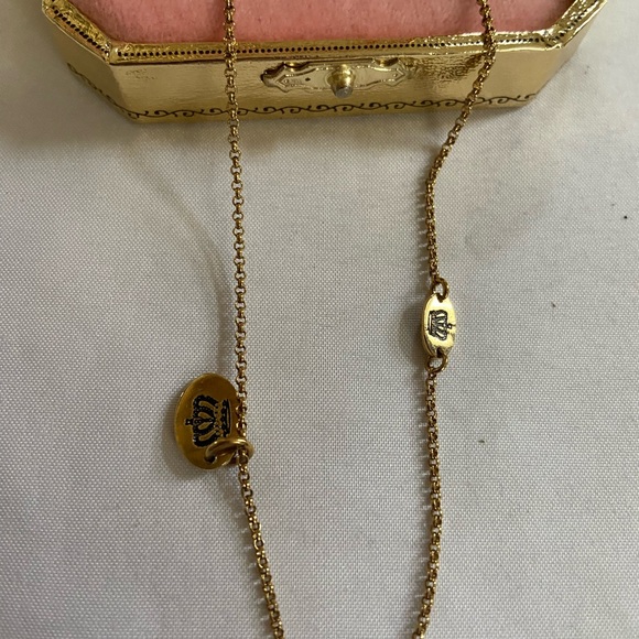 Limited Edition 2010 Juicy Couture Pam & Gela Pink Gold Class Ring Necklace - Picture 6 of 13